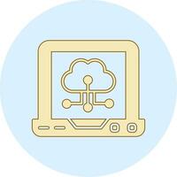 cloud computing vector icon