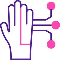 hand vector pictogram