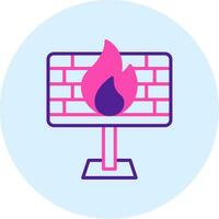 firewall vector pictogram