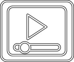 video speler vector icoon