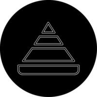 piramide tabel vector icoon
