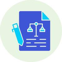 contract vector pictogram