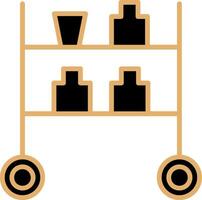 trolley vector pictogram vector