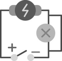 elektrisch stroomkring vector icoon