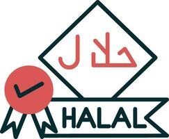 halal vector icoon