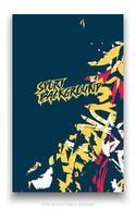 abstract meetkundig achtergronden voor sport- en spellen. abstract racing achtergronden voor t-shirts, ras auto kleurstelling, auto vinyl stickers, enz. vector achtergrond.