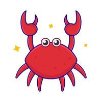 krab dier illustratie vector