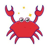 krab dier illustratie vector