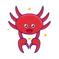 krab dier illustratie vector