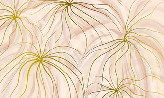 abstract bloemen achtergrond met tropisch bladeren in pastel kleuren. vector illustratie.