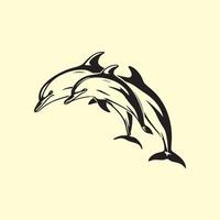 dolfijn vector kunst, pictogrammen, en grafiek