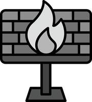 firewall vector pictogram