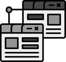 overdracht vector pictogram