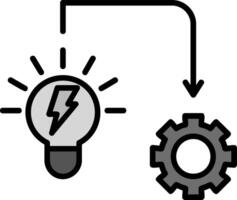 implementatie vrij vector icoon