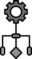 werkstroom vector pictogram