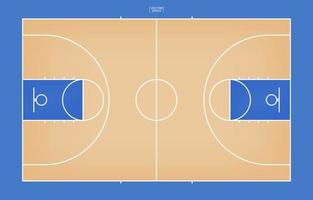 basketbalveld achtergrond. basketbal veld. vector. vector