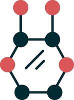 molecuul vector pictogram