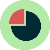 cirkeldiagram vector pictogram