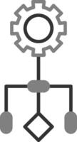 werkstroom vector pictogram