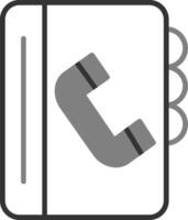 telefoonboek vector pictogram