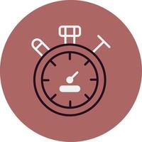 stopwatch vector pictogram