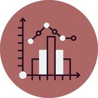 histogram vector icoon