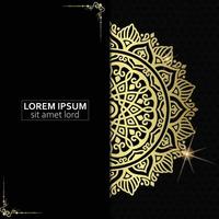 luxe sier mandala achtergrond met Arabische islamitische oosten patroon stijl premium vector gratis vecto