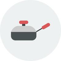 frituren pan vector icoon