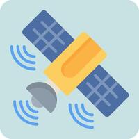 satelliet vector pictogram