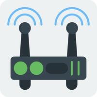 Wifi router vector icoon