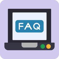 FAQ vector icoon