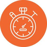 stopwatch vector pictogram