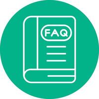 FAQ vector icoon