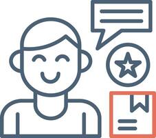 feedback vector pictogram