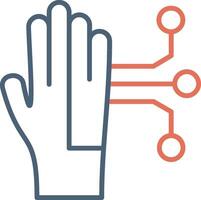 hand vector pictogram