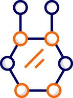 molecuul vector pictogram