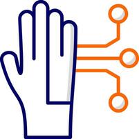 hand vector pictogram