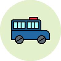 gevangenis bus vector icoon