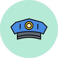 Politie Mens hoed vector icoon