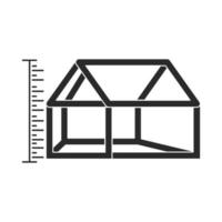 bouw huis structuur vector