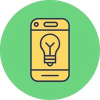 mobiel telefoon idee vector icoon