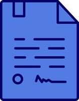 contract vector pictogram