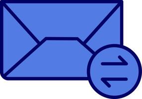 uitwisseling mails vector icoon