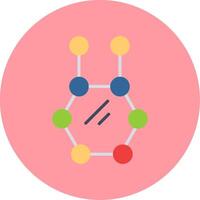 molecuul vector pictogram