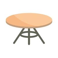 ronde tafel meubels vector