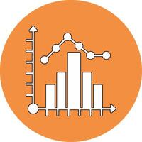 histogram vector icoon