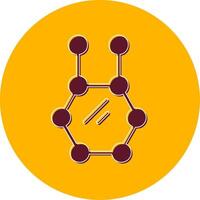 molecuul vector pictogram