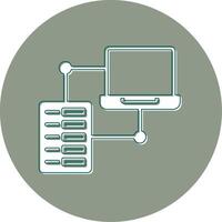 gegevens overmaken vector icoon