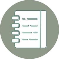 notebook vector pictogram