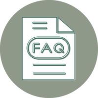 FAQ vector icoon